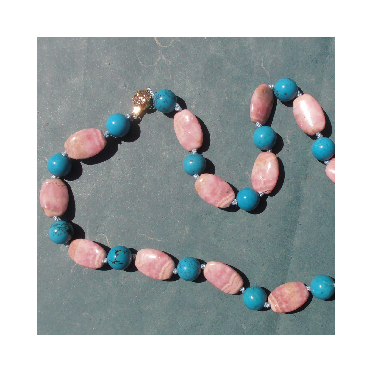 Turquoise & Rhodochrosite - Image 2