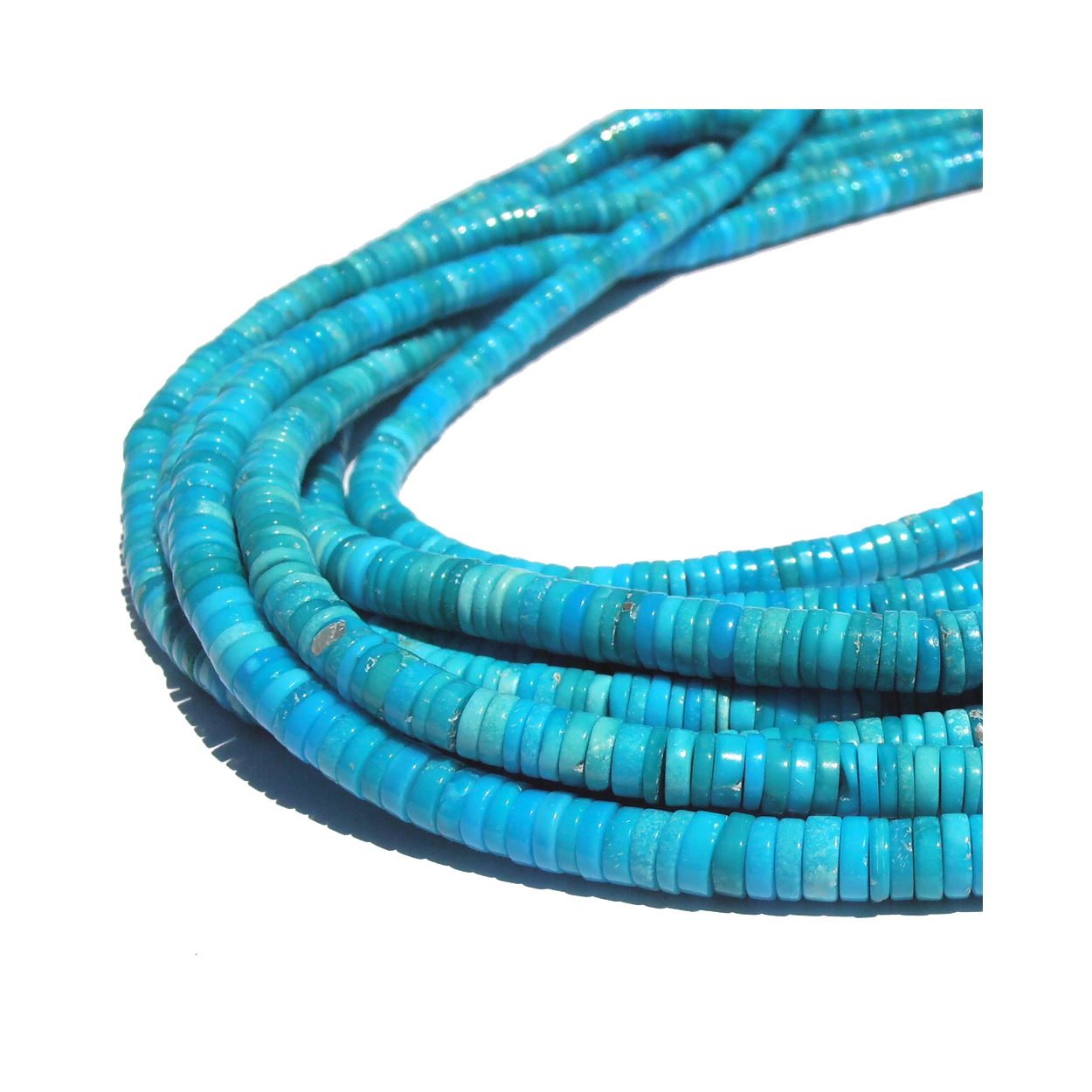 Sleeping Beauty Turquoise Irregular Discs - Image 2